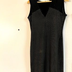 Rachel Roy black midi dress